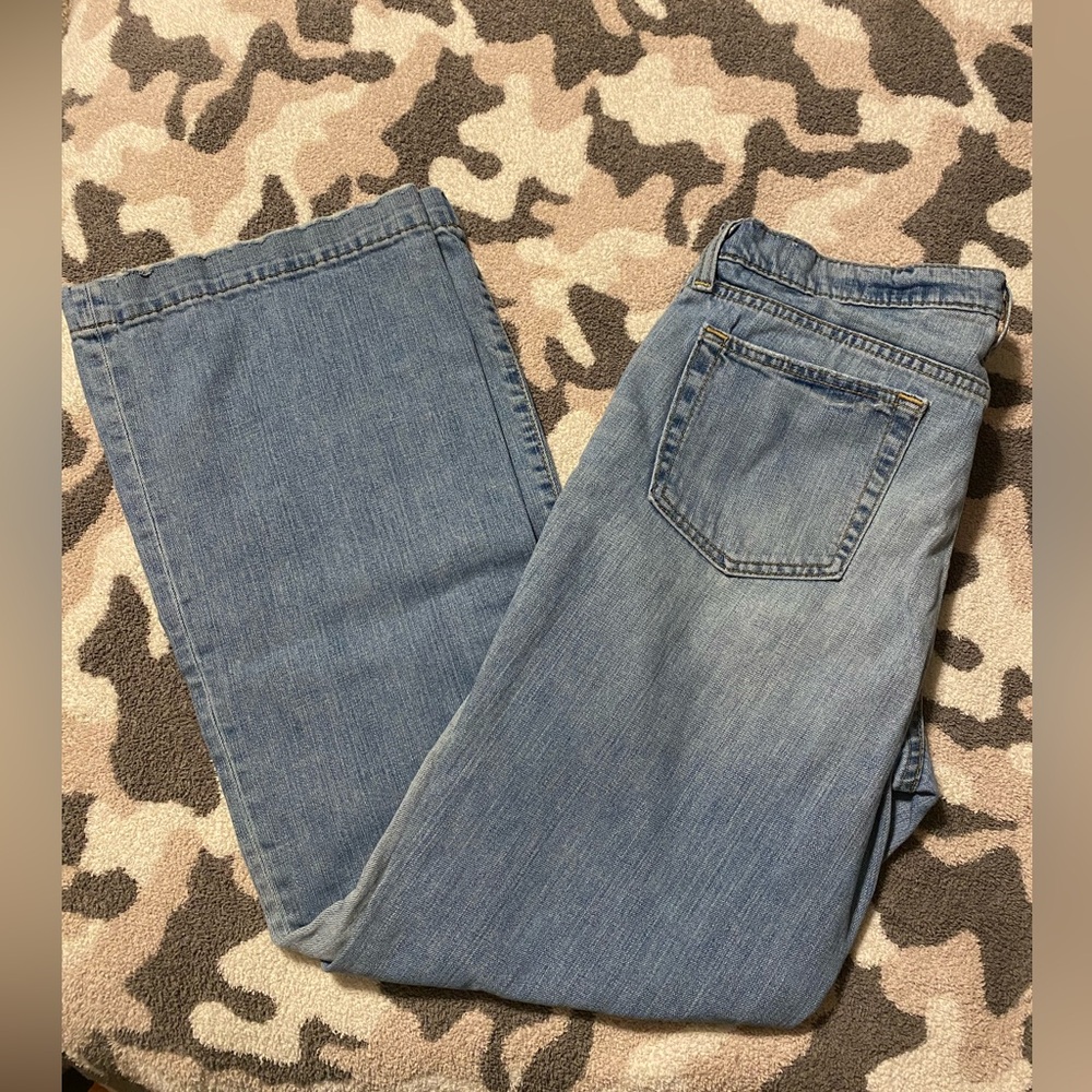 GAP Women's Blue Flare & Wide Leg Jeans